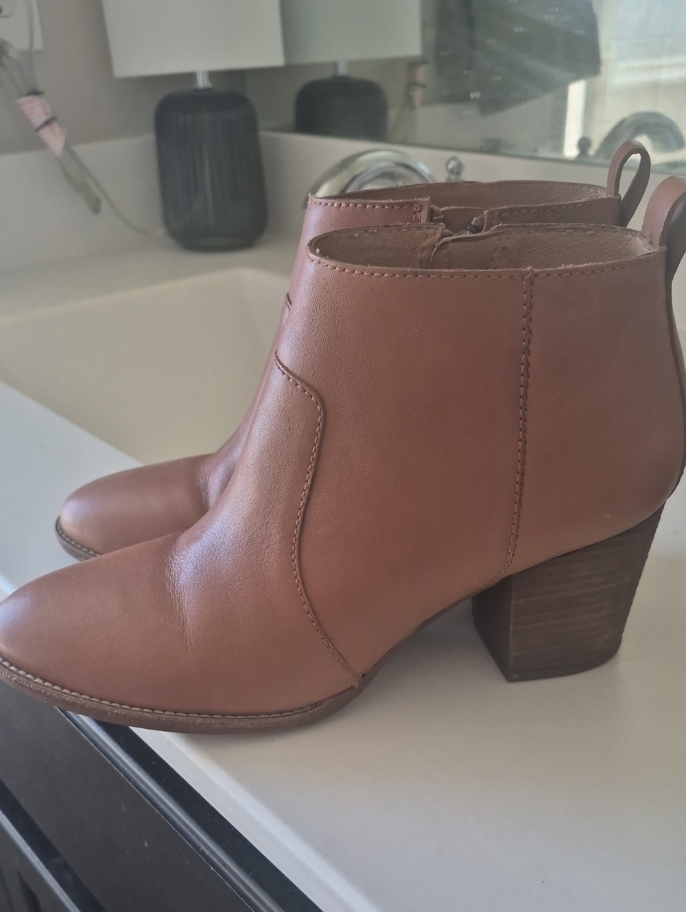 Madewell Leather Boots size 8.5